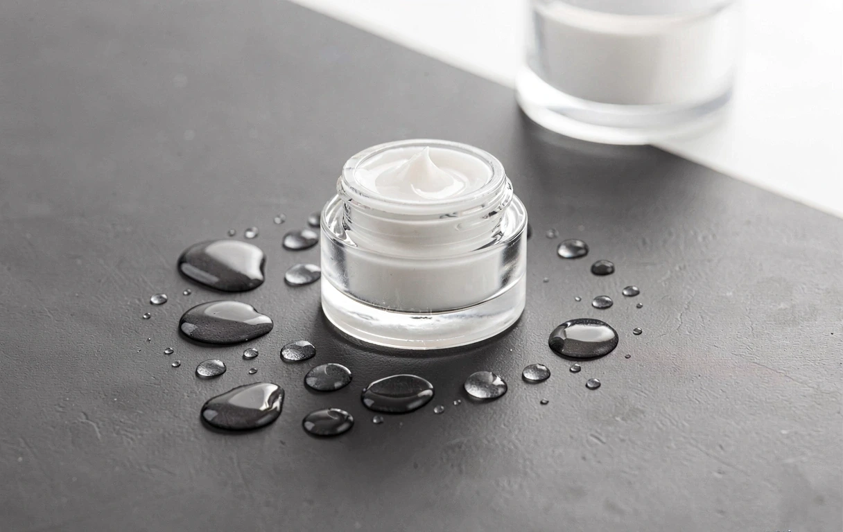 Serene skincare texture